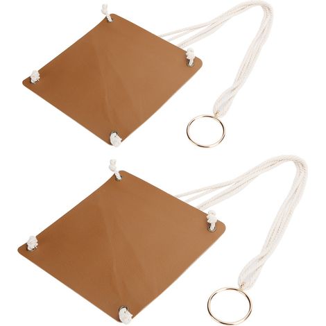 Set mit 2 Pflanzenampeln, dekorativer Korb mit Baumwollseil, hängender Blumentopf (1/5)