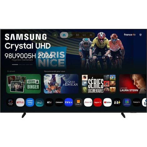 Samsung Crystal UHD U9005H TU98U9005HU 98 Zoll 4K Smart TV LED Gaming Hub 144Hz (1/5)