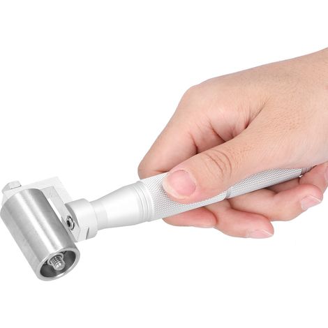 Rouleau de marouflage inoxydable 40mm pour papier peint, outil DIY à joint plat, rouleau à pression mural, accessoire de décoration intérieure (1/5)