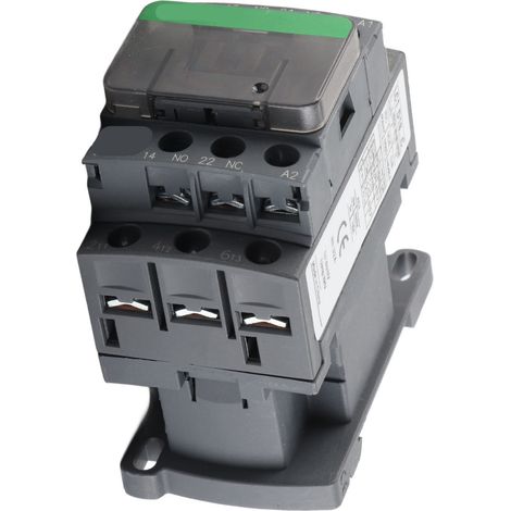 Contacteur CA LC1D18, tension nominale 380 V, contacteur électrique industriel basse tension CA 18 A, tension de bobine 24 V CA (1/5)