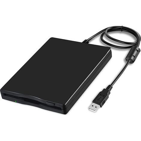 Unidad de disquete externa USB RAPANDA de 3,5 pulgadas y 1,44 MB para PC, Windows 2000/XP/Vista/7/8/10, Plug and Play, para ordenador de escritorio