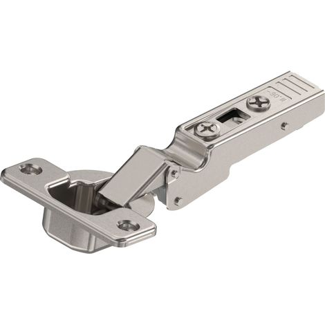 Blum Clip Top Scharnier ohne Feder - Winkelscharnier -30 Grad Möbelscharnier zum Schrauben, Stahl vernickelt (1/2)