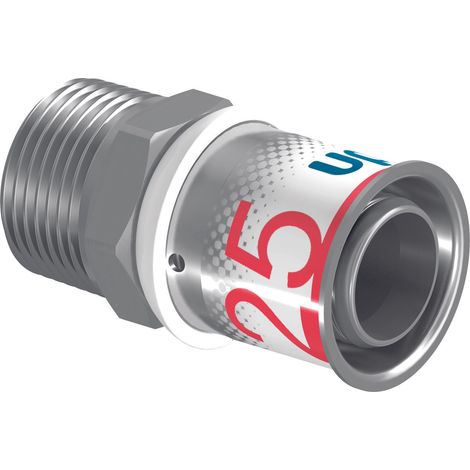 raccord à sertir - filetage mâle - s-press plus - 25 vers 1 pouce - uponor 1070508