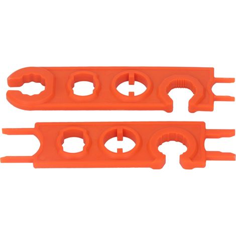 Clé à molette orange portable et légère pour connecteur photovoltaïque (PPO/PSA), lot de 2. (1/5)