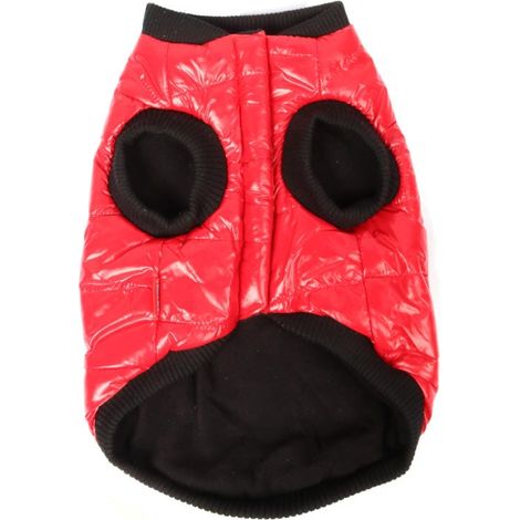 Gilet/veste imperméable rouge pour chien, taille M