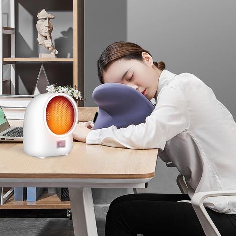 Sollbry Kleine Heizung, Desktop-Heizung, tragbare schnelle Heizung – Kaltwetter-Heizmaschine, geräuscharmer Innenbereich für Wohnzimmer und Schlafzimmer