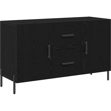 Maison Exclusive - Aparador Roble Negro 100 x 36 x 60 cm Madera d
