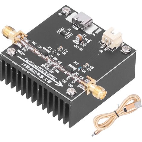 Module amplificateur RF 1.55GHz 1W 30dB avec câble USB pour émetteur brouilleur GPS amplificateur de puissance (1/5)