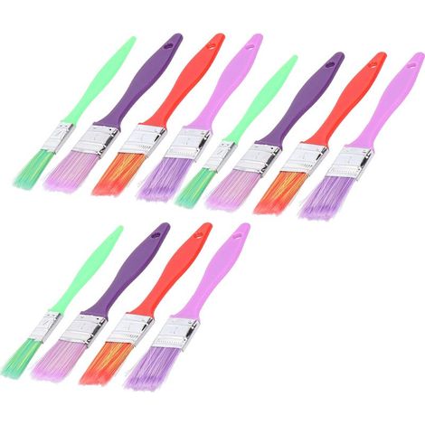 Ensemble de 12 pinceaux pour enfants, outil de dessin et de loisirs créatifs pour débutants, pinceaux multi-usages (1/5)