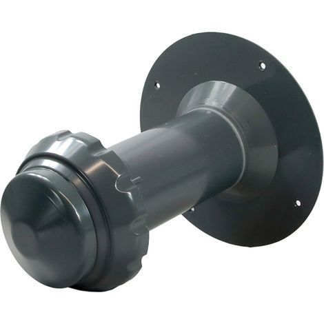 4 in 1 Flachdachlüfter CLASSIC Flansch aus Hart-PVC (1/3)