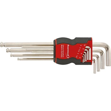 FORMAT Winkelschraubendreher-Satz mit Haltefunktion, 1,5-10mm 9-teilig (1/5)