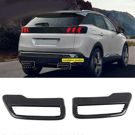 Garniture décorative de sortie d'échappement arrière pour Peugeot 3008 4008-5008 (1/4)