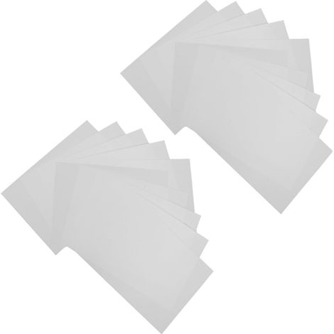 GARVALON Protections d'étagères en plastique dépoli 0,5 mm, 20 (1/5)