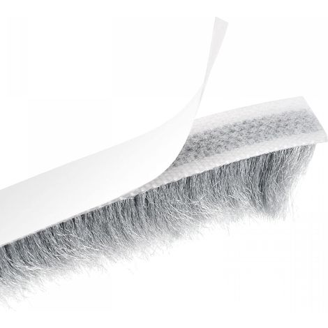 Brosse d'étanchéité Sourcing Map 26 pi L x 0,35 po 0,6 H, auto-adhésive pour portes et fenêtres, (1/5)