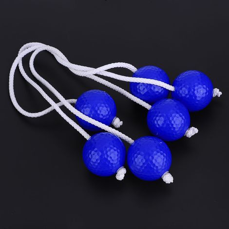 Jeu de 3 paires de boules de lancer pour échelles - Accessoires de jeu d'adresse bleus