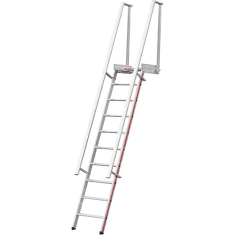 Industrietreppe 5 Stufen - Standhöhe 1.15m - Stufenbreite 500mm - Anstellwinkel 68° - 806005 (1/4)