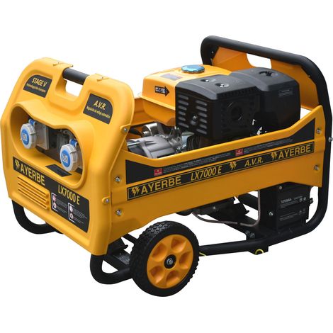 AYERBE - 5433060 - Générateur essence LX7000 Kiotsu 6,5 kW électrique pratique et fiable