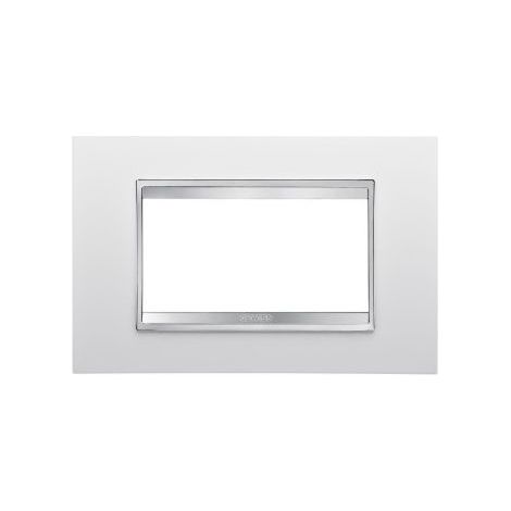 Gewiss Chorus Plaque LUX 4P blanc GW16204TB (1/3)