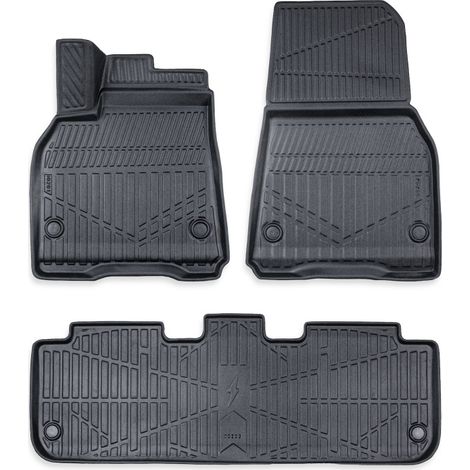 Set mit 4 Stück 3D-Gummifußmatten für den Innenraum Erpassan - Tesla Model Y