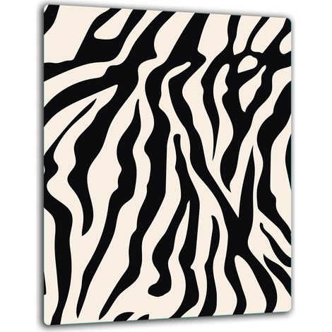 PIASTRA DI PROTEZIONE IN VETRO PER PIANO COTTURA A INDUZIONE 40x52 ZEBRA (1/5)
