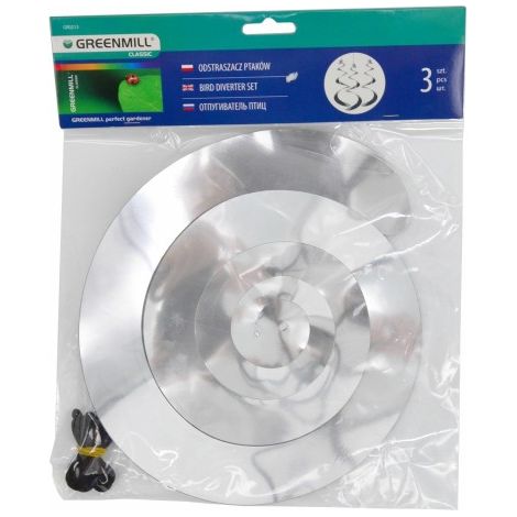Réflecteur oiseaux Floraland gr0213 3 pièces PET durable (1/2)