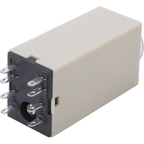 Relais temporisé 8 broches H3Y-2 cadran transparent ajustable appareils électroménagers fournitures électriques 0 à 3 s 220V CA (1/5)