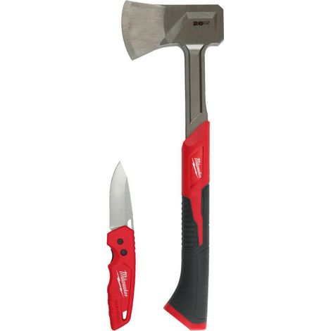 Juego de hacha y cuchillo Milwaukee