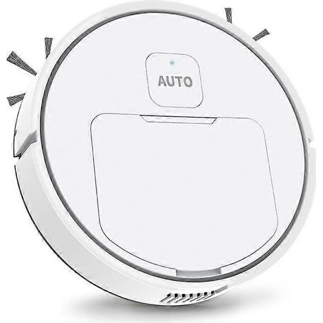 Nouveau robot aspirateur balai rechargeable USB, intelligent, avec aspiration et nettoyage des poils d'animaux, idéal pour les sols durs et les tapis. (1/4)