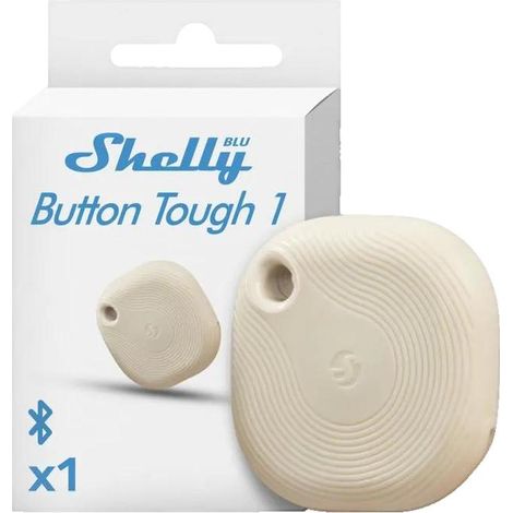 Shelly BLU Button Tough 1 Ivory - Pulsante Smart Bluetooth