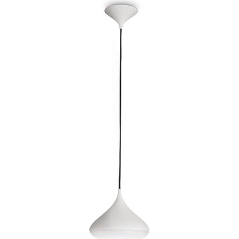 Ecomoods sospensione a goccia 25cm bianco (1/3)