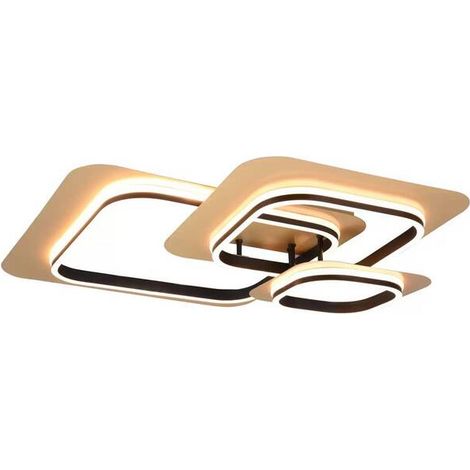 [GEBRAUCHT] B-Ware Trio Lighting Deckenleuchte Deckenlampe LED Lugo gold schwarz Beleuchtung Metall (1/2)