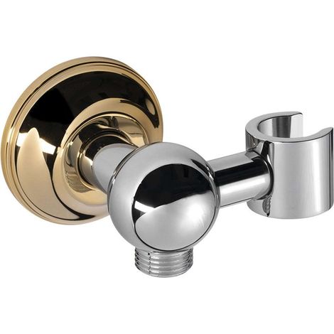 Sapho Antea - Duschbogen mit Halterung, Chrom/Gold 981R2 (1/2)