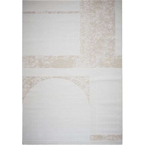 Grande Tappeto dal Design Contemporaneo e Moderno - Beige (290x200 cm) - Awa Beige - (1/4)