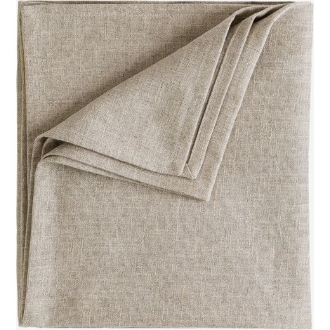 SKLUM Tischdecke 140x240 cm aus Leinen und Baumwolle Ederne Beige Tapioca