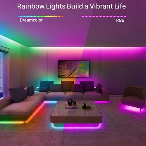 1 kit de bande LED blanche en plastique + composants électroniques, étanche, norme européenne AC220V, bande LED RGB A
