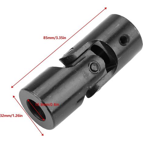 Accouplement à cardan universel 15,9x32x85mm pour moteur et arbre de transmission