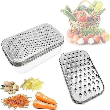 Hachoir de cuisine acier inoxydable blanc pour fromage (1/3)