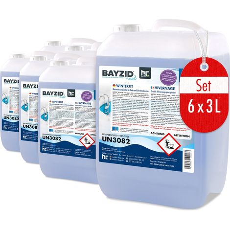 6x 3 L BAYZID® Winterfit Überwinterungsmittel
