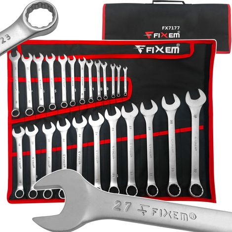 CLÉS À ŒIL PLAT 24 pièces 6-32 mm COFFRET 7177