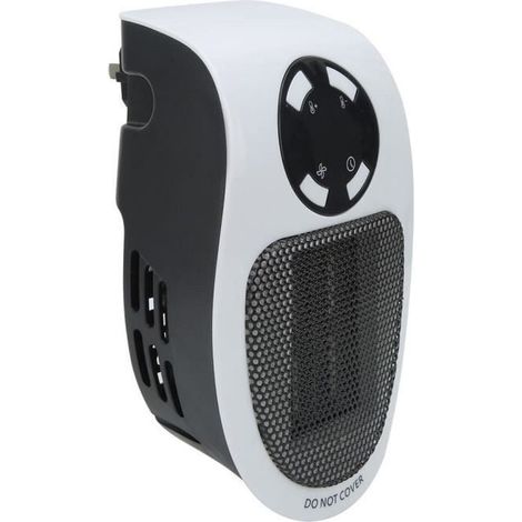 500 W Mini Chauffage Électrique avec Télécommande Portable Ménage Bureau Multifonctionnel 220-240 V (1/4)