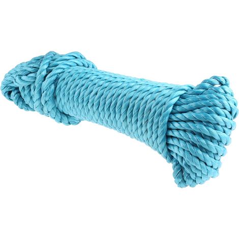 Rs Pro – Corde en polypropylène 10 mm x 27 m – Résistance à la rupture élevée – Légère et durable – Pour remorquage et bricolage intensif