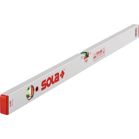Livella a bolla AZB 80 cm alluminio argento 0,5 mm/m 0,50 mm/m