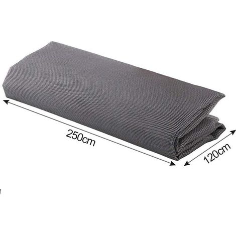 Toile de Moustiquaire en Fibre de Verre pour Fenêtres et Portes, Filet de Protection Anti-Insectes Découpable, Haute Résistance et Durable, Gris (1/5)