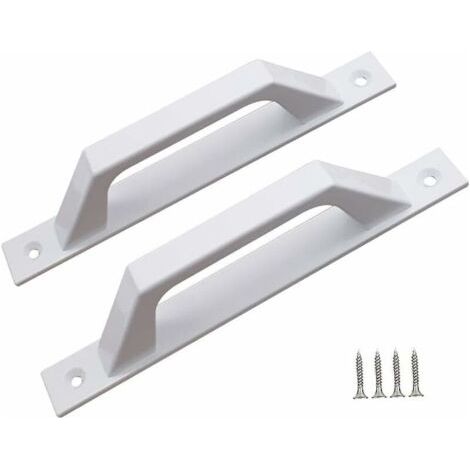 Bohrerset für Bohrmaschine Türgriff aus Aluminiumlegierung für Glas- und Kunststoffküchentüren (D weiß) (1/4)