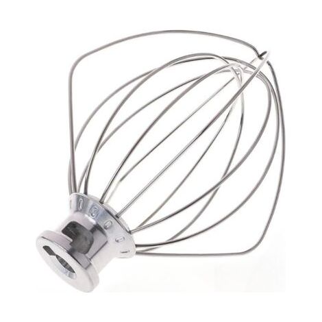 Fouet à Fils K45WW compatible pour KitchenAid KSM90 K45 KSM150 en Acier Inoxydable Fouet Mélangeur Planétaire pour œufs et gâteaux (taille 4.5QT / 4.3 L) (1/4)