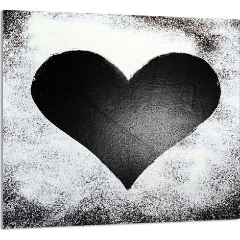 PANNELLO IN VETRO PER CUCINA 65x60 Cuore (1/5)