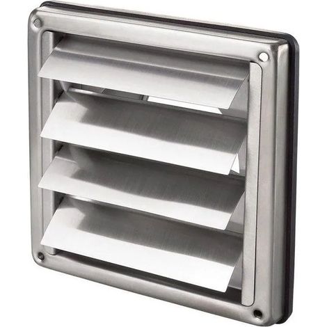 Rejilla de ventilación Vents mvm 125 vj metal duradera estética (1/2)