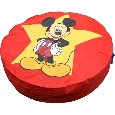 Housse pour pouf géant Mickey Mouse ø 110 cm Rouge