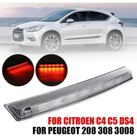 Zoternen – Troisième feu stop arrière haute visibilité – Ampoule intégrée 6350V2 – Boîtier ABS résistant aux intempéries – Remplacement pour Citroen C4 DS4 208 (1/5)