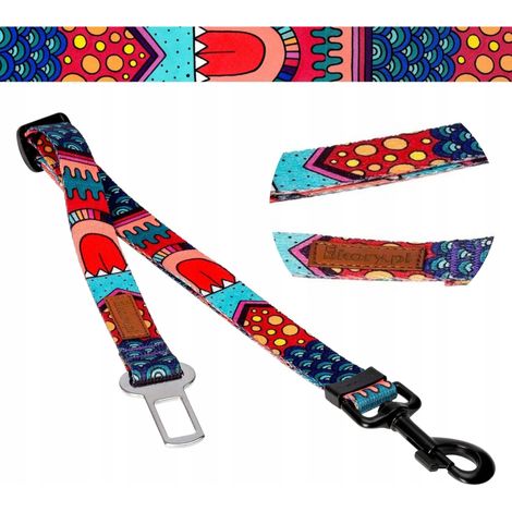 Guinzaglio di sicurezza per cani di piccola taglia per auto 20 mm 45-75 cm Ukory PATTERNED (1/5)